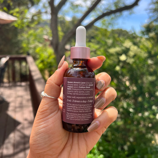 Plan(t) B: Queen Anne's Lace Tincture (w/ measured dropper)