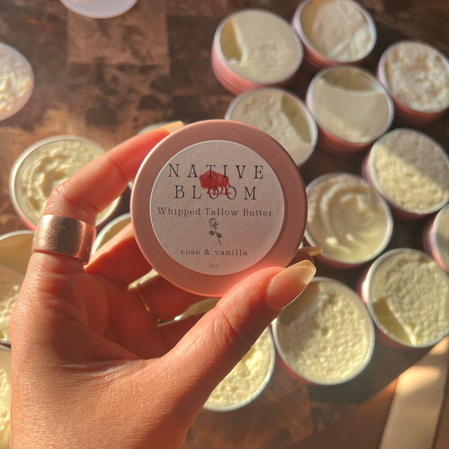 Heart Opener : Whipped Tallow Body Butter (Vanilla + Rose)