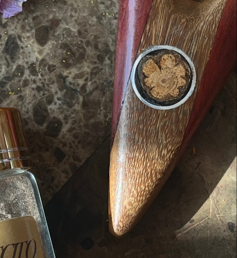 Hapecito :: White Rose Sacred Snuff // with Kuripe (applicator)