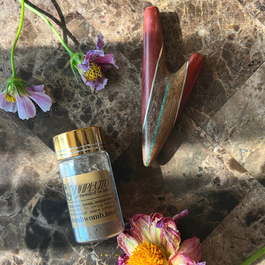 Hapecito -- White Rose Sacred Snuff // Kuripe (Applicator)