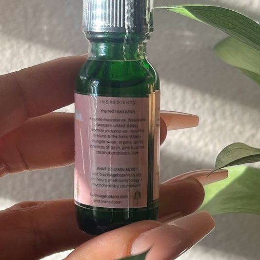 Amanita Muscaria Mushroom Elixir & Candle