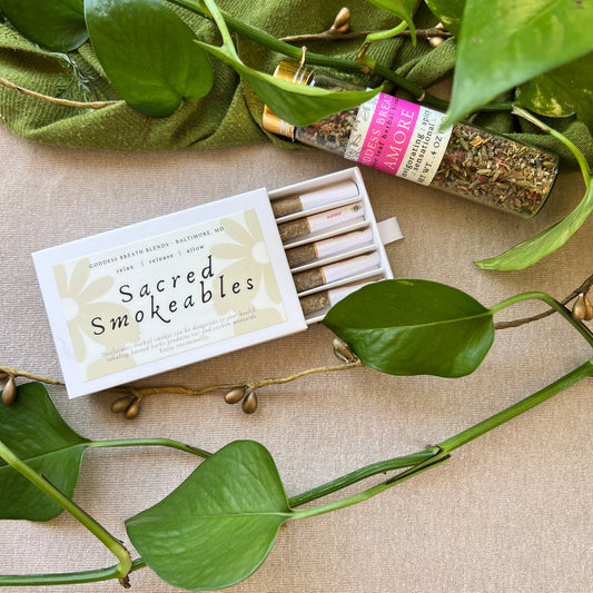 Goddess Breath Herbal Pre-Rolls (Sampler + Single Blend 5-Packs)