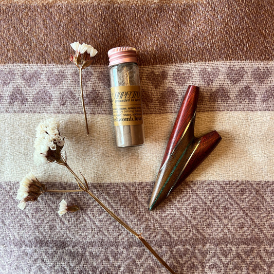 Hapecito :: White Rose Sacred Snuff // with Kuripe (applicator)