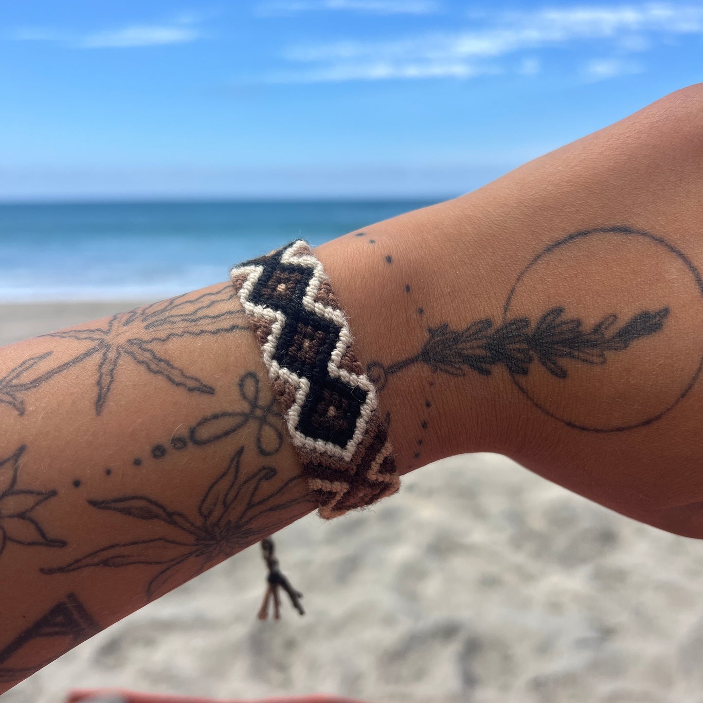 Woven Cotton Tie On Bracelets