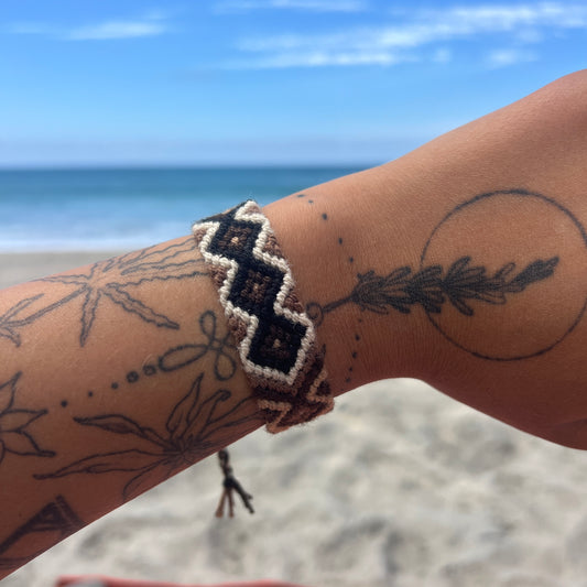 Woven Cotton Tie On Bracelets