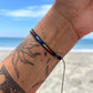 Beadwork Bracelet -- Black Rainbow