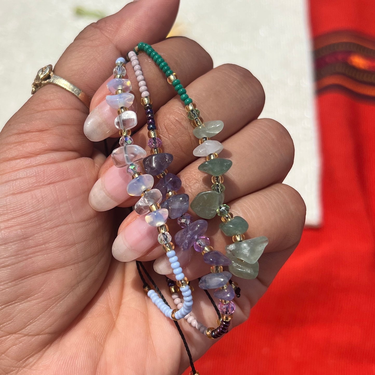 Beaded Crystal Bracelets