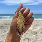 Beadwork Earrings -- Soft Sun