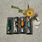 Silver + Stone Lighter Slips -- Navajo Made