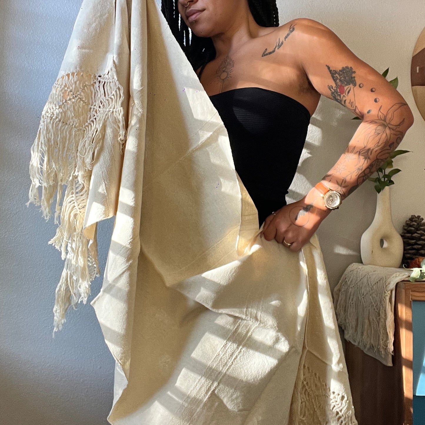 Rebozo (Handwoven Shawl from Oaxaca)