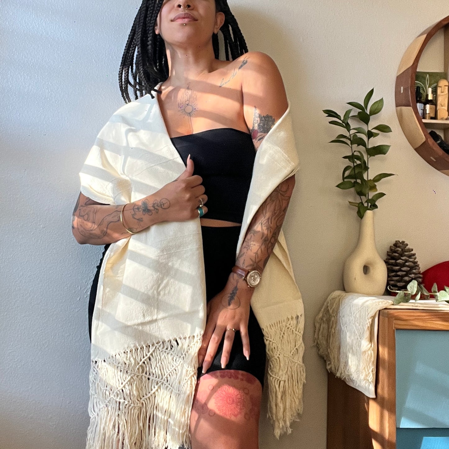 Rebozo (Handwoven Shawl from Oaxaca)