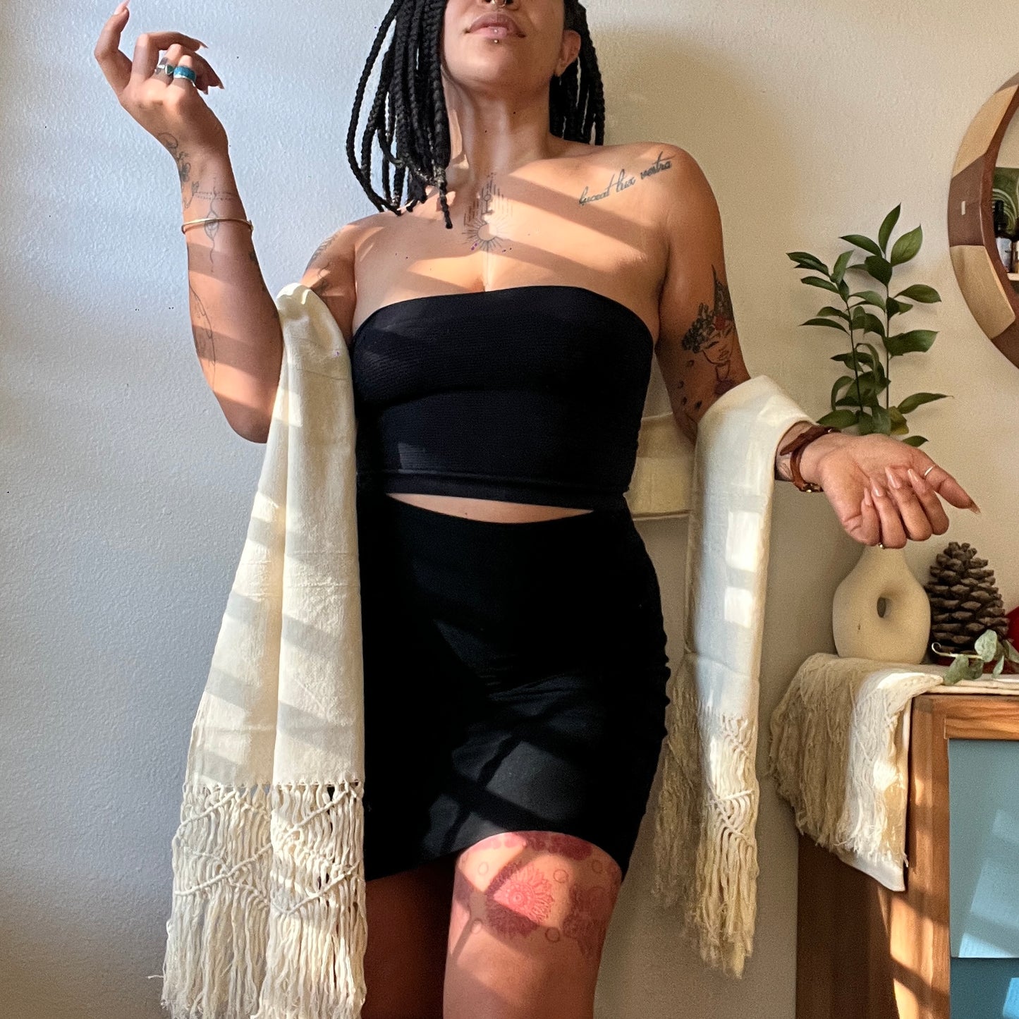 Rebozo (Handwoven Shawl from Oaxaca)